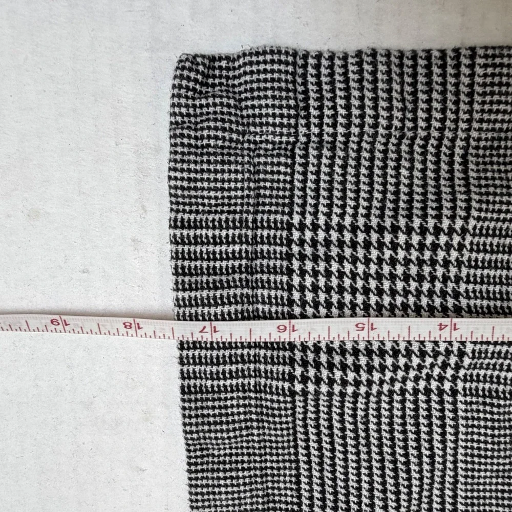 Sur La Table Glen Plaid Cotton Napkins Set of 4 Black White Check 17.5x17.5